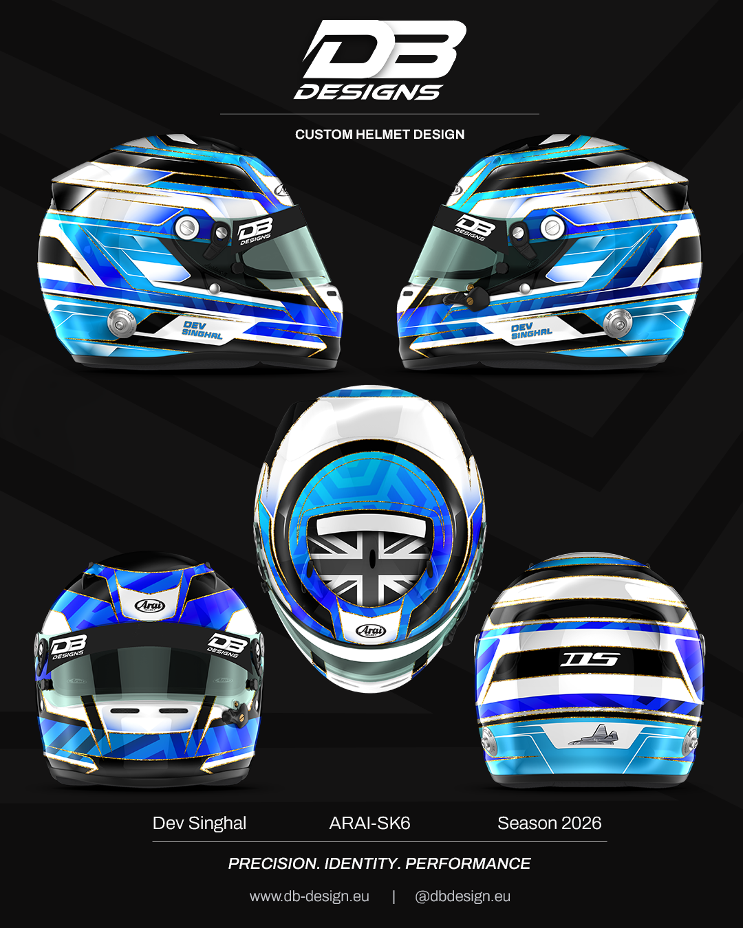 Custom helmet design by DB Design – client project