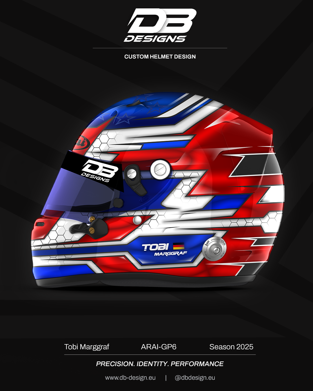 Custom helmet design by DB Design – client project