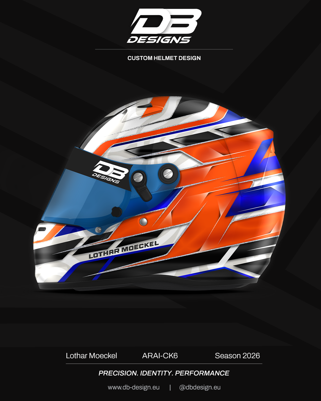 Custom helmet design by DB Design – client project