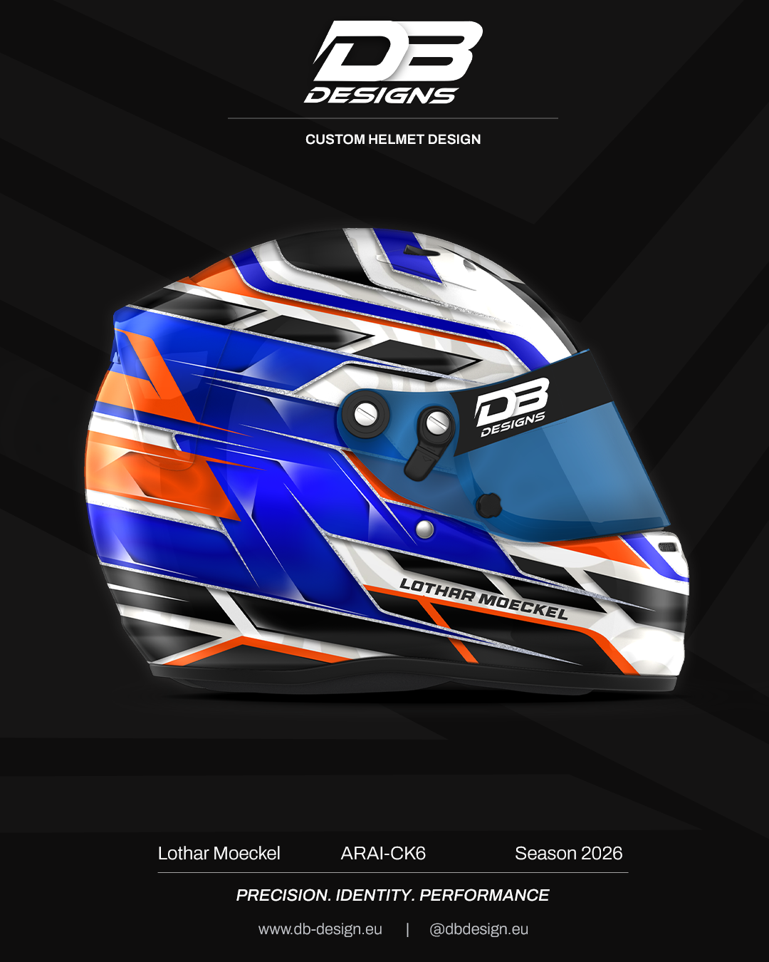 Custom helmet design by DB Design – client project