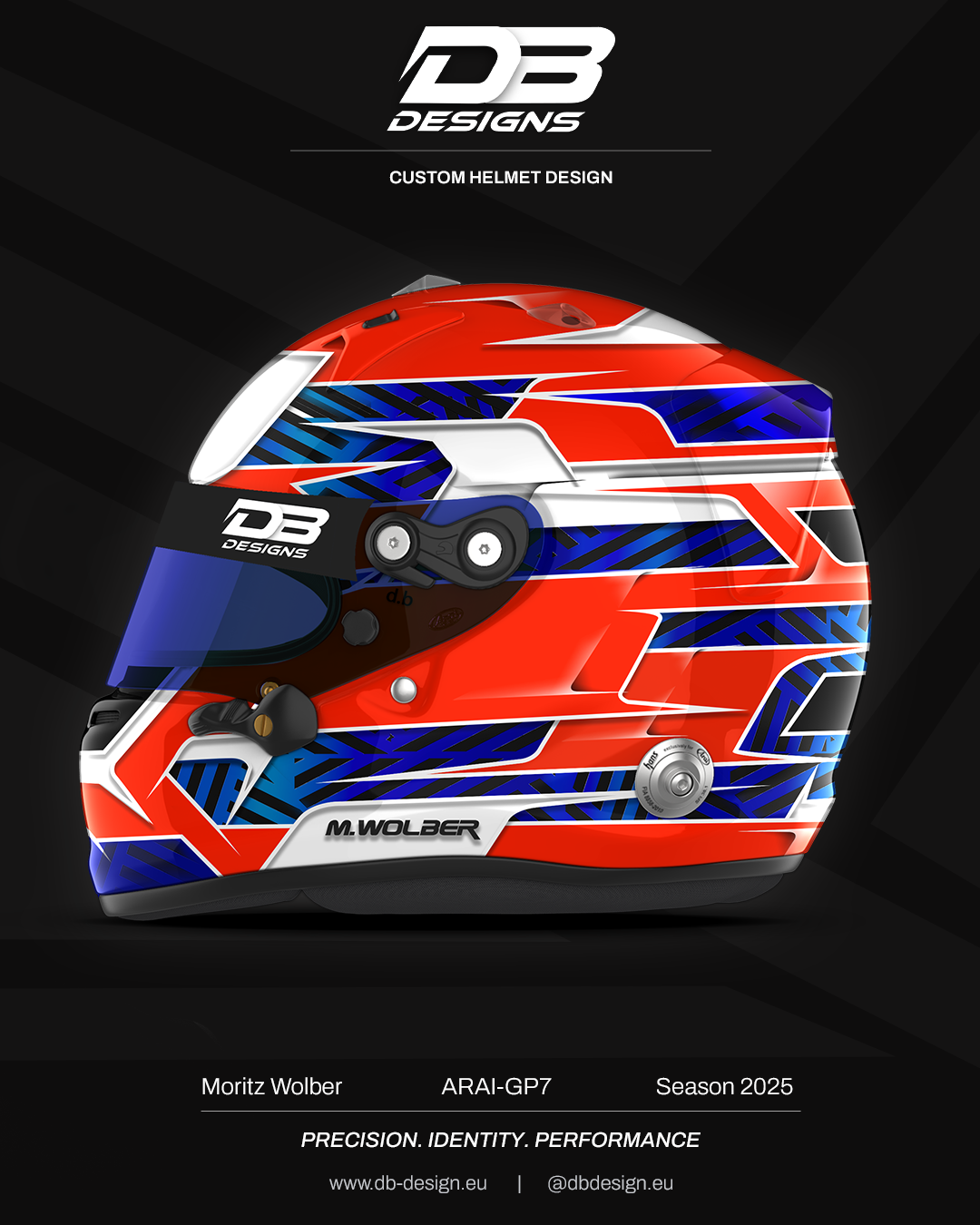 Custom helmet design by DB Design – client project