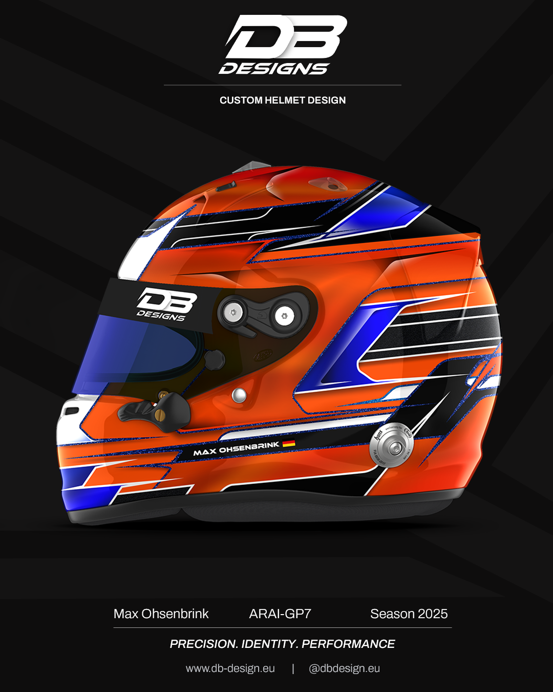 Custom helmet design by DB Design – client project