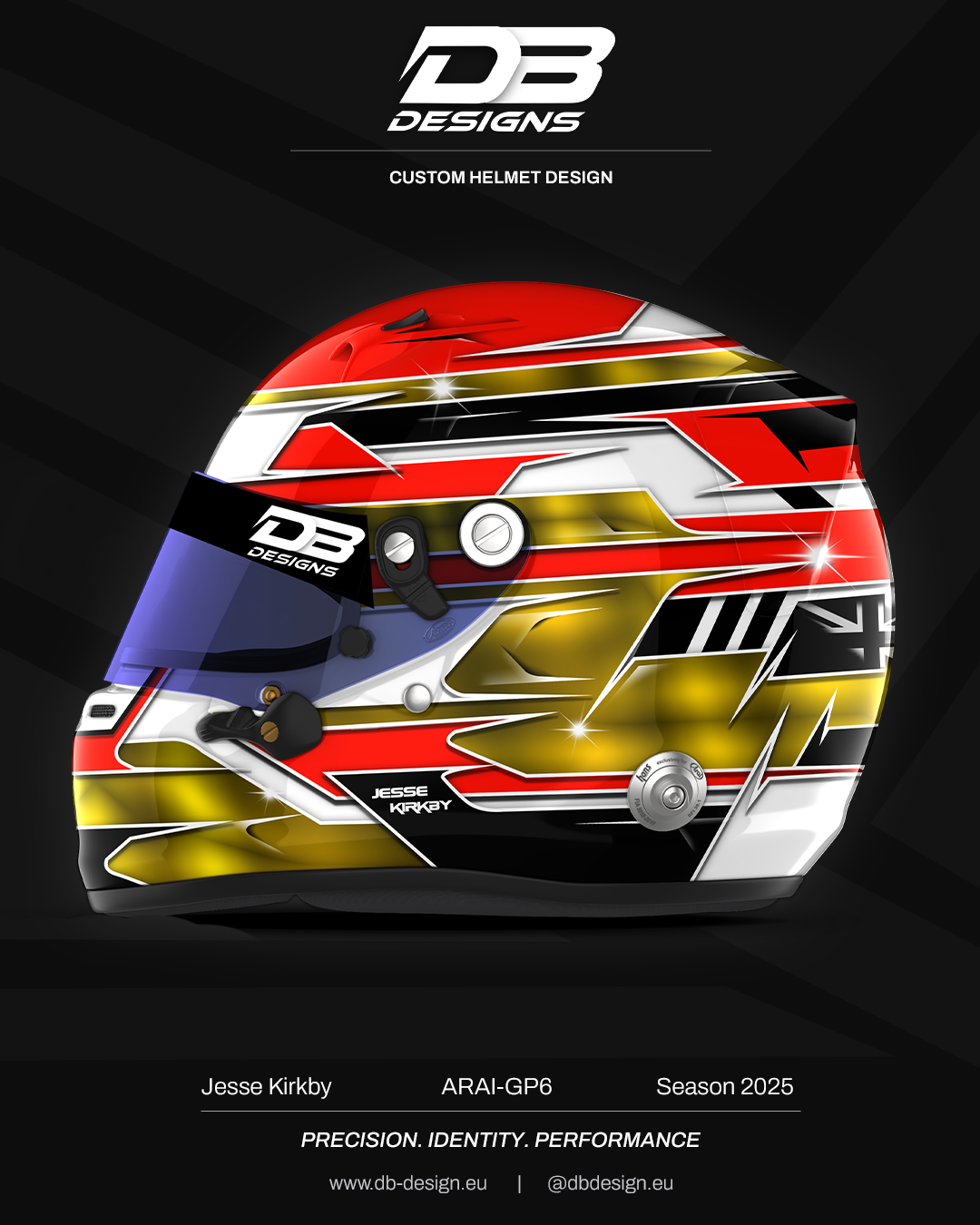 Custom helmet design by DB Design – client project