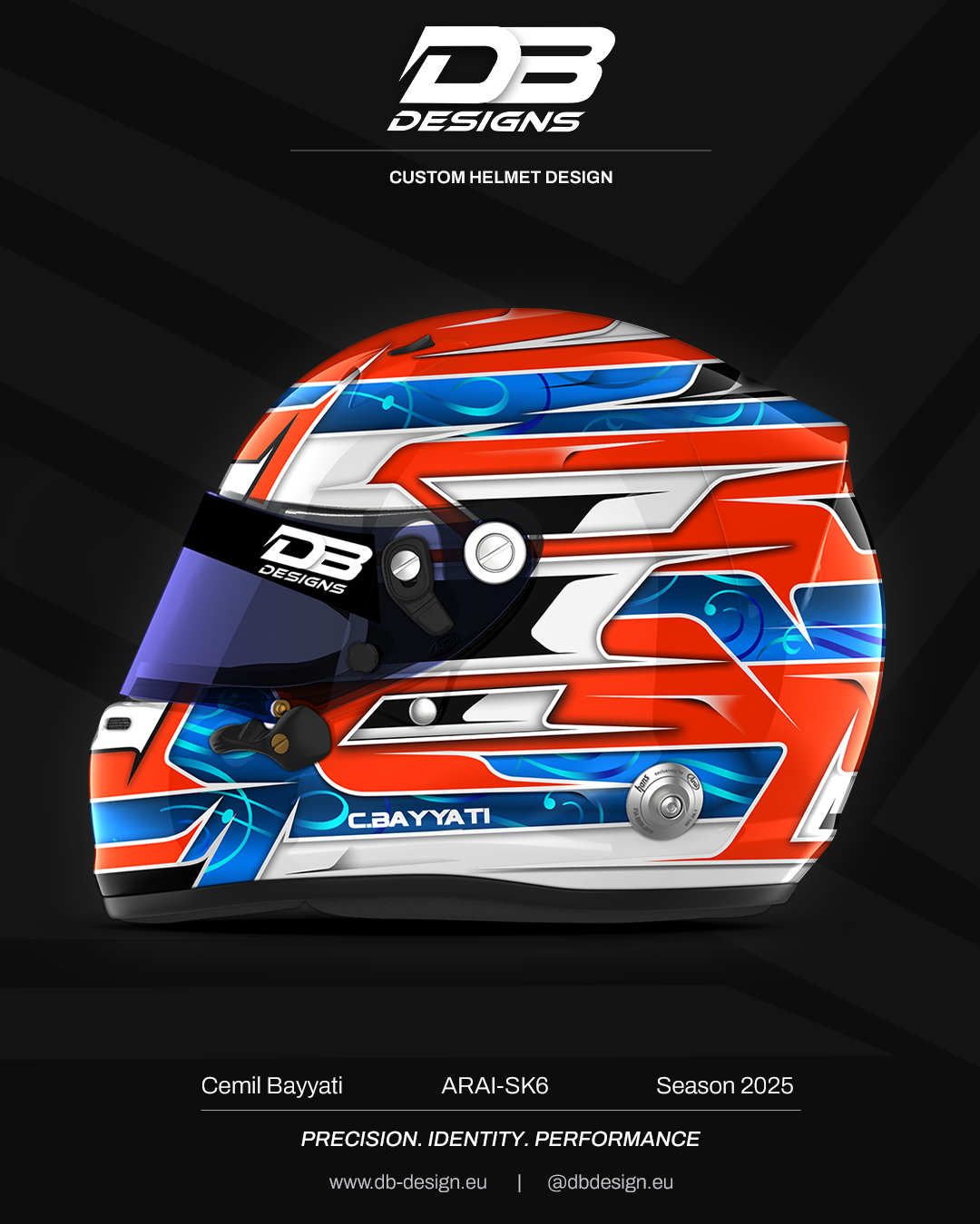 Custom helmet design by DB Design – client project
