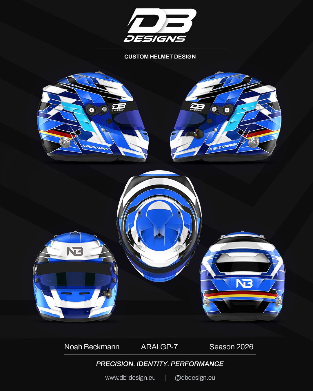 Custom helmet design by DB Design – client project