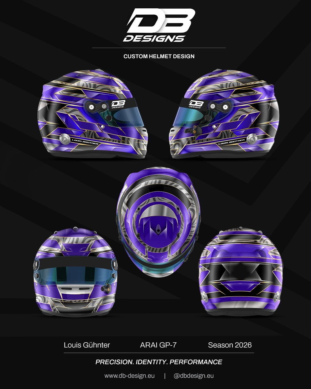 Custom helmet design by DB Design – client project
